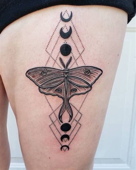 102 Magical Luna Moth Tattoo Ideas and Meanings